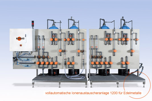 Ionenaustauschanlagen RSU für Edelmetalle